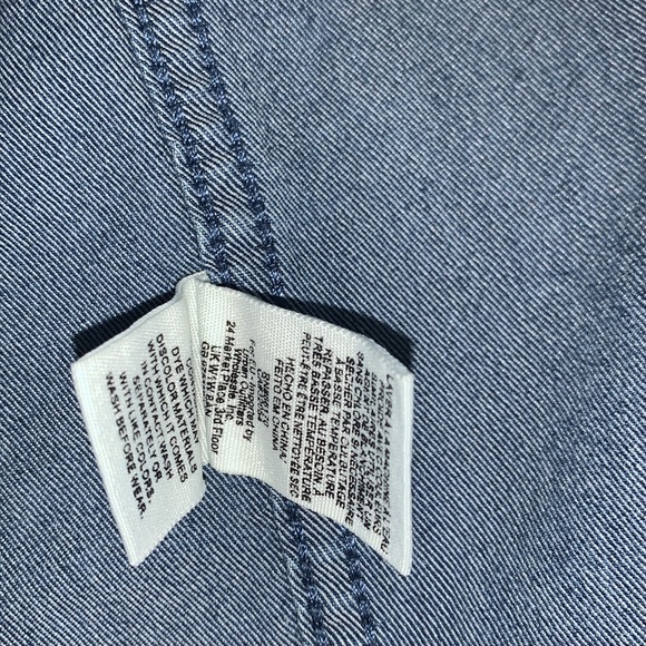 FREE PEOPLE stretch denim zip up mini - Picture 4 of 6